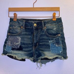 DENIM SHORTS